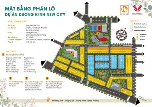 Mặt bằng phân lô dự án Dương Kinh New City Hải Phòng